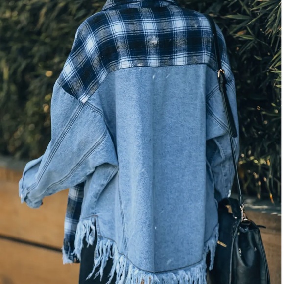 Dance & Marvel Jackets & Coats Nwt Dance And Marvel Plaid